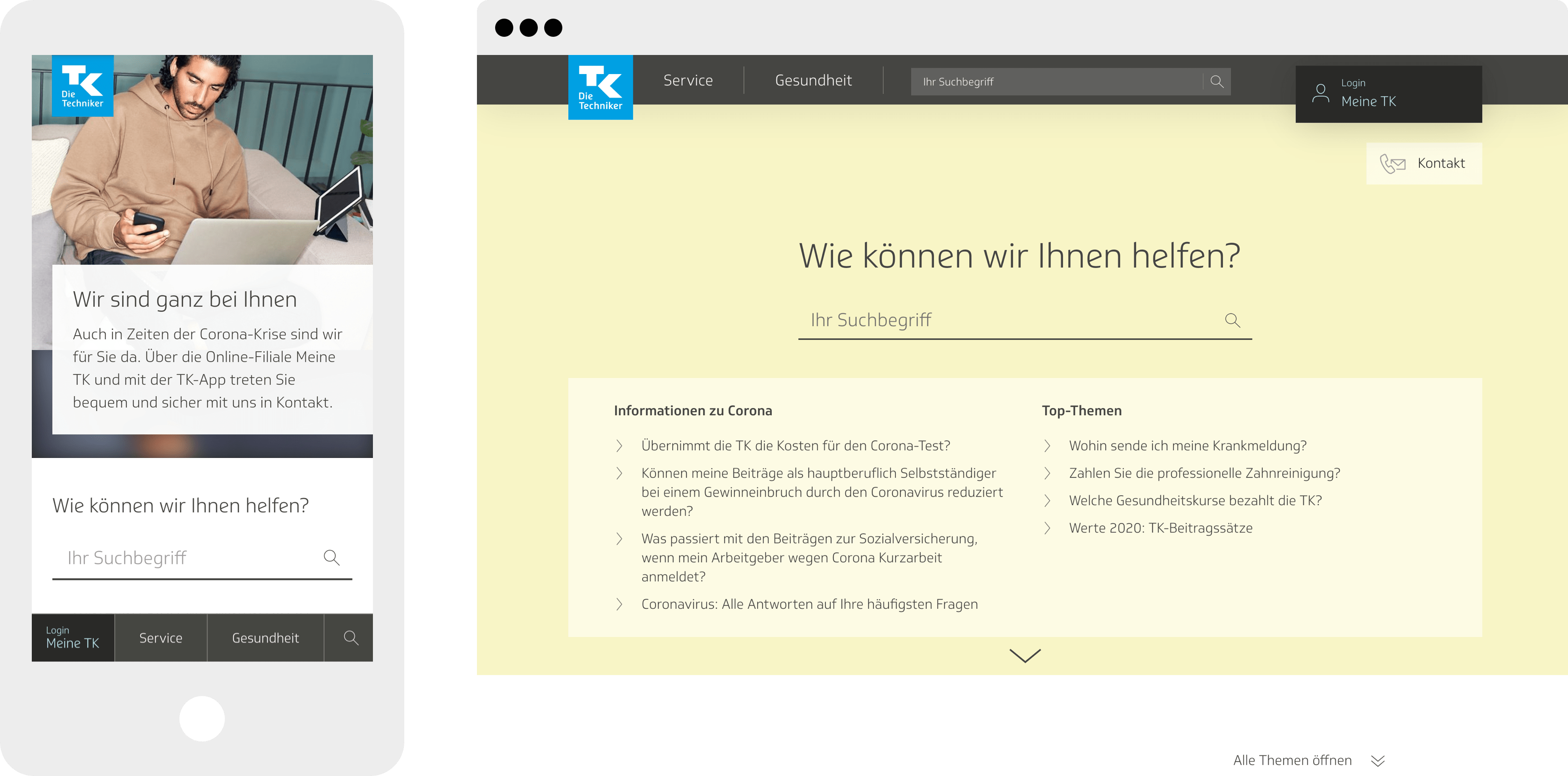 Relaunch Techniker Krankenkasse